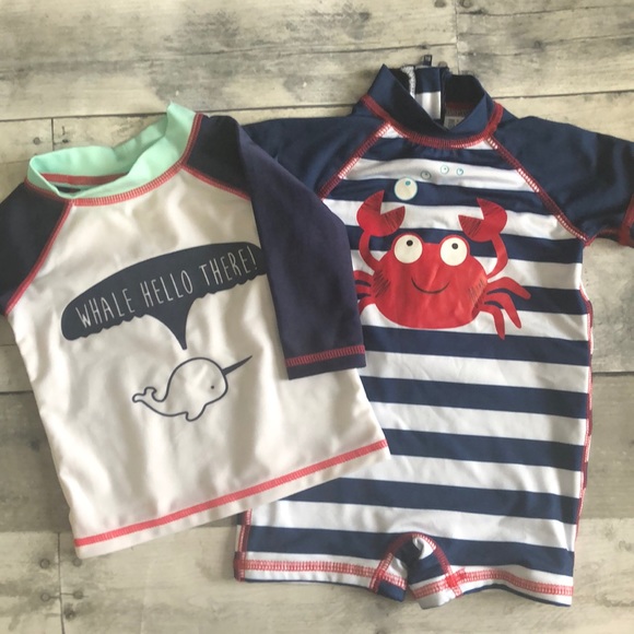 Infant Bathing suit & Rash Guard - Picture 1 of 4
